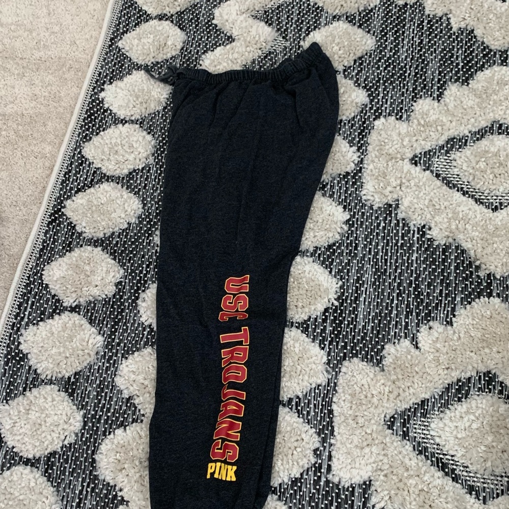 PINK USC bundle, zip up hoodie and pants